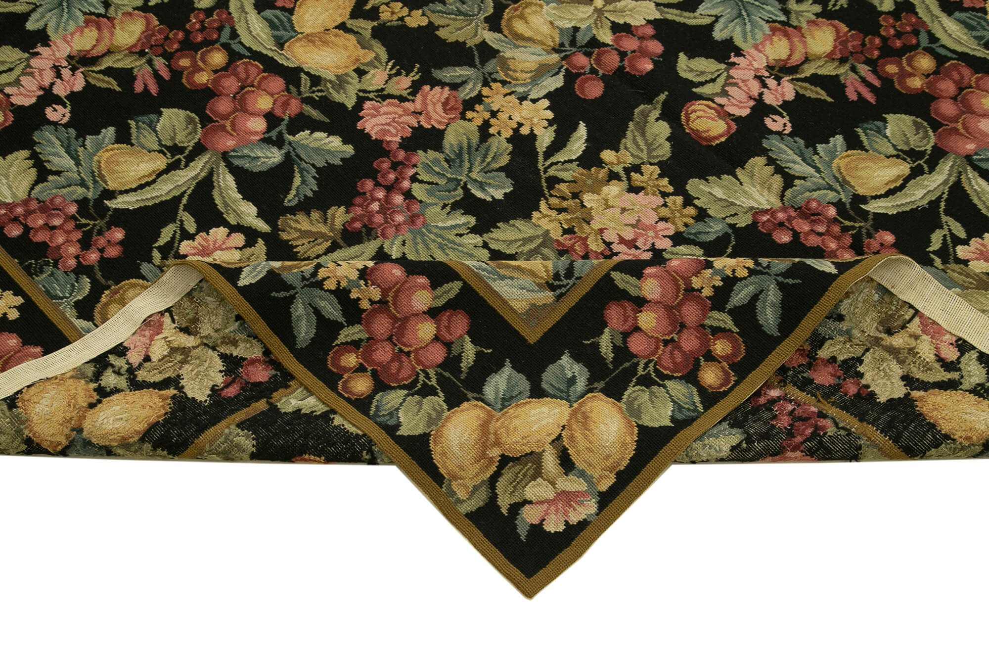 Handmade Floral Area Rug | Turkish Hand Knotted 6x9 Area Rug with Ornate Floral Design