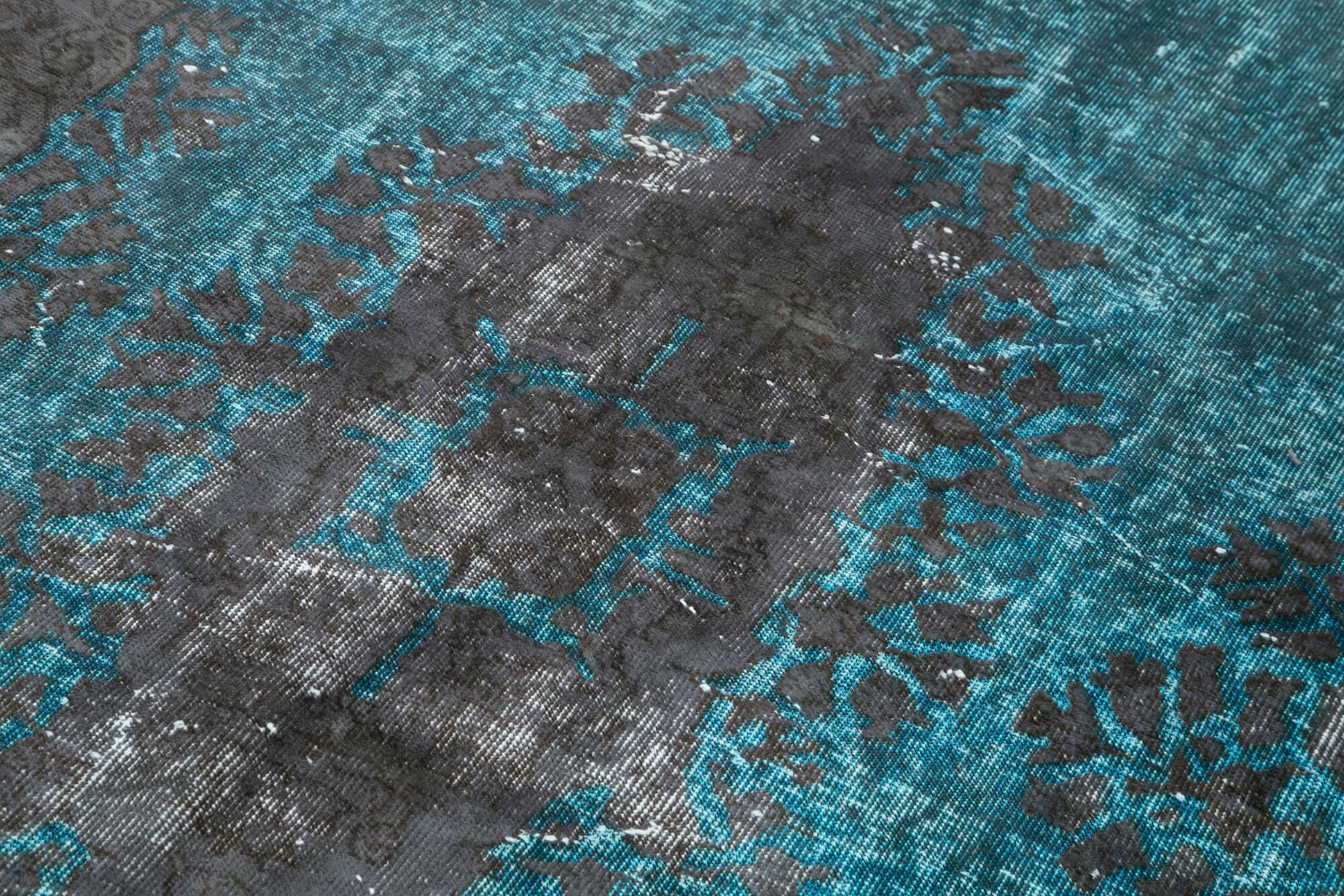 Vintage Wool Area Rug - Handmade Cotton Rug, Turkish Hand Knotted, Durable Wool Carpet 5'1''x8'8''
