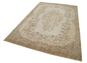 Handmade Wool Area Rug | Soft Wool Carpet, Durable Cotton Weave | Vintage Beige Rug