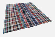 Handmade Patchwork Rug - Kirk Yama Grey Cotton Wool Area Rug 8'5''x10'