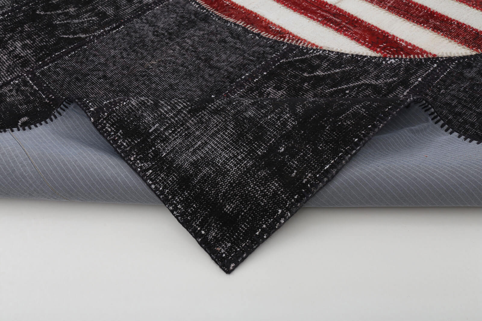 Handmade Wool Area Rug – Vintage Turkish Hand Woven Rug 6'7''x9'11'' Cotton Wool