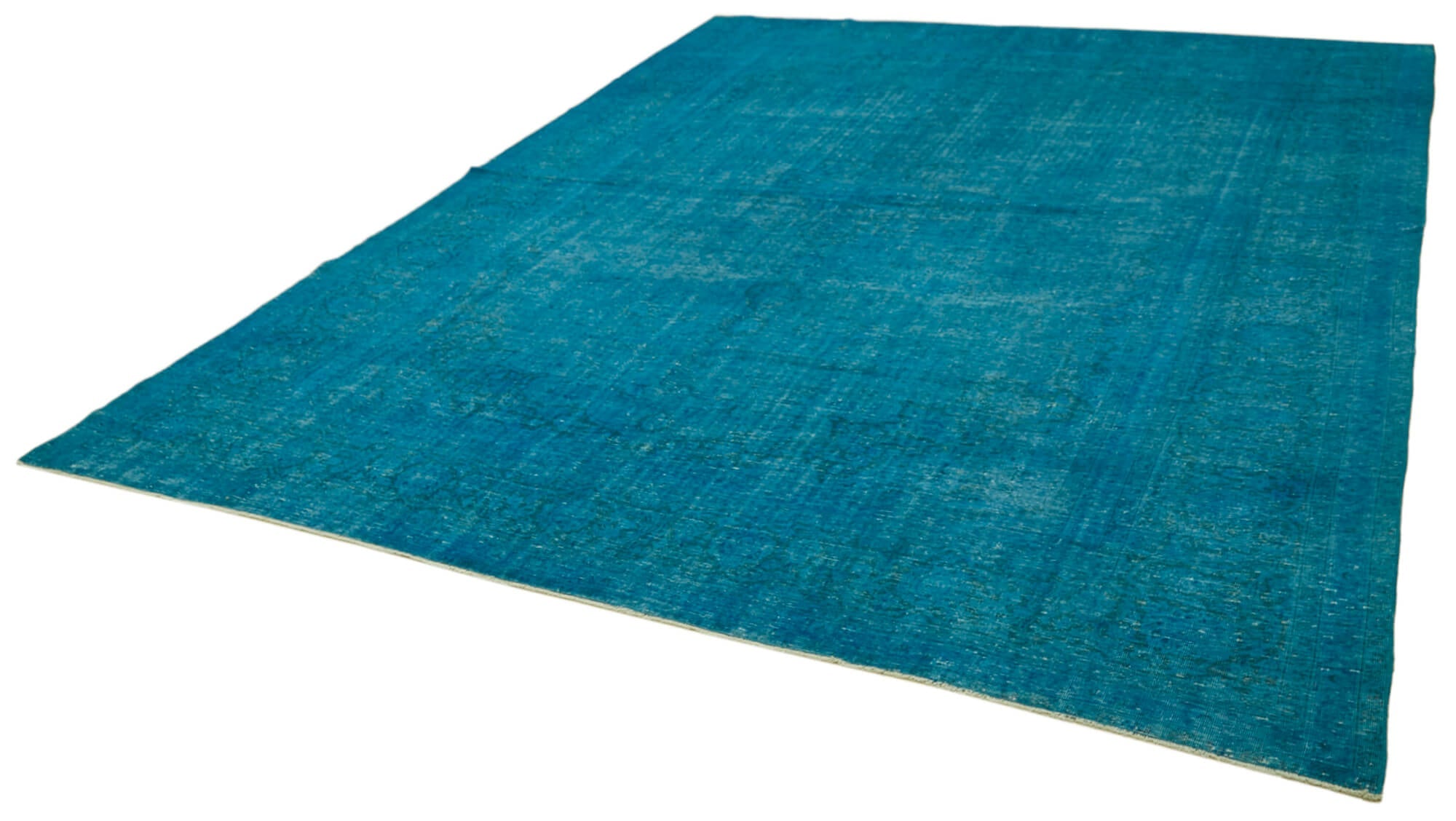 Handmade Wool Area Rug – Persian Blue Rug 10x13 Classic Cotton Wool Carpet