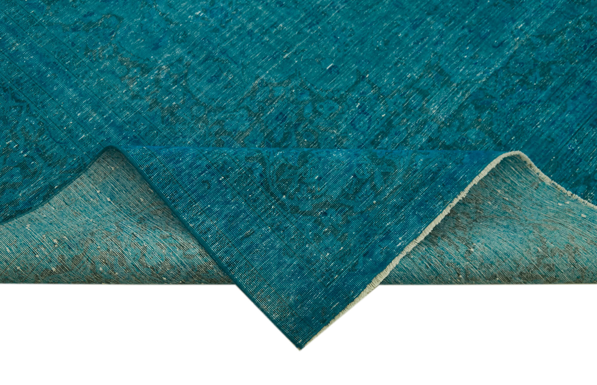 Handmade Wool Area Rug – Persian Blue Rug 10x13 Classic Cotton Wool Carpet