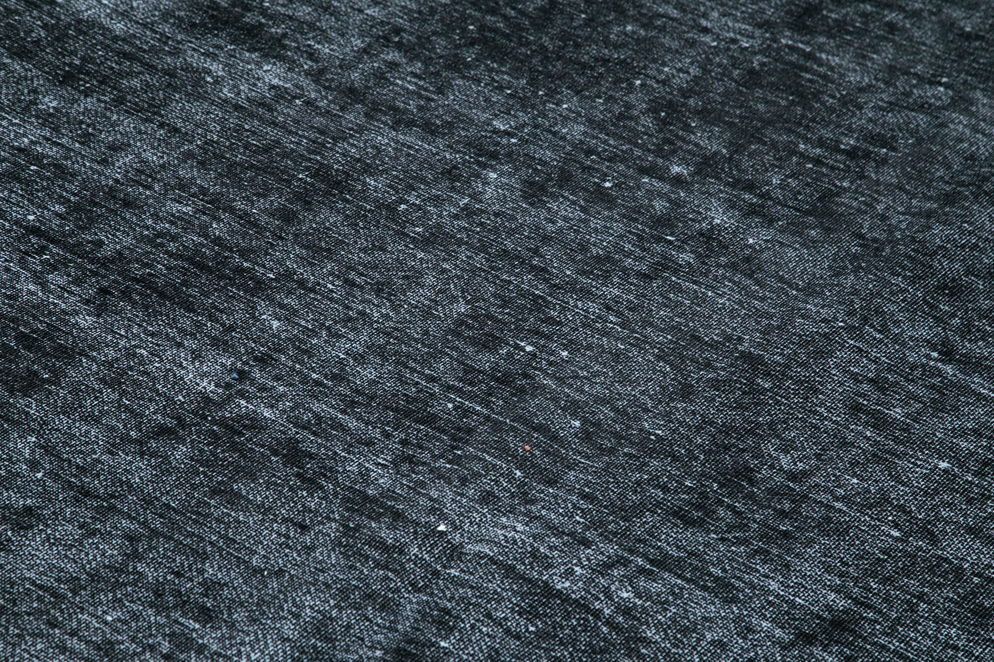 Handmade Wool Area Rug | Vintage Handwoven Carpet 9'7''x12'8'' – Black Wool Rug 9x12