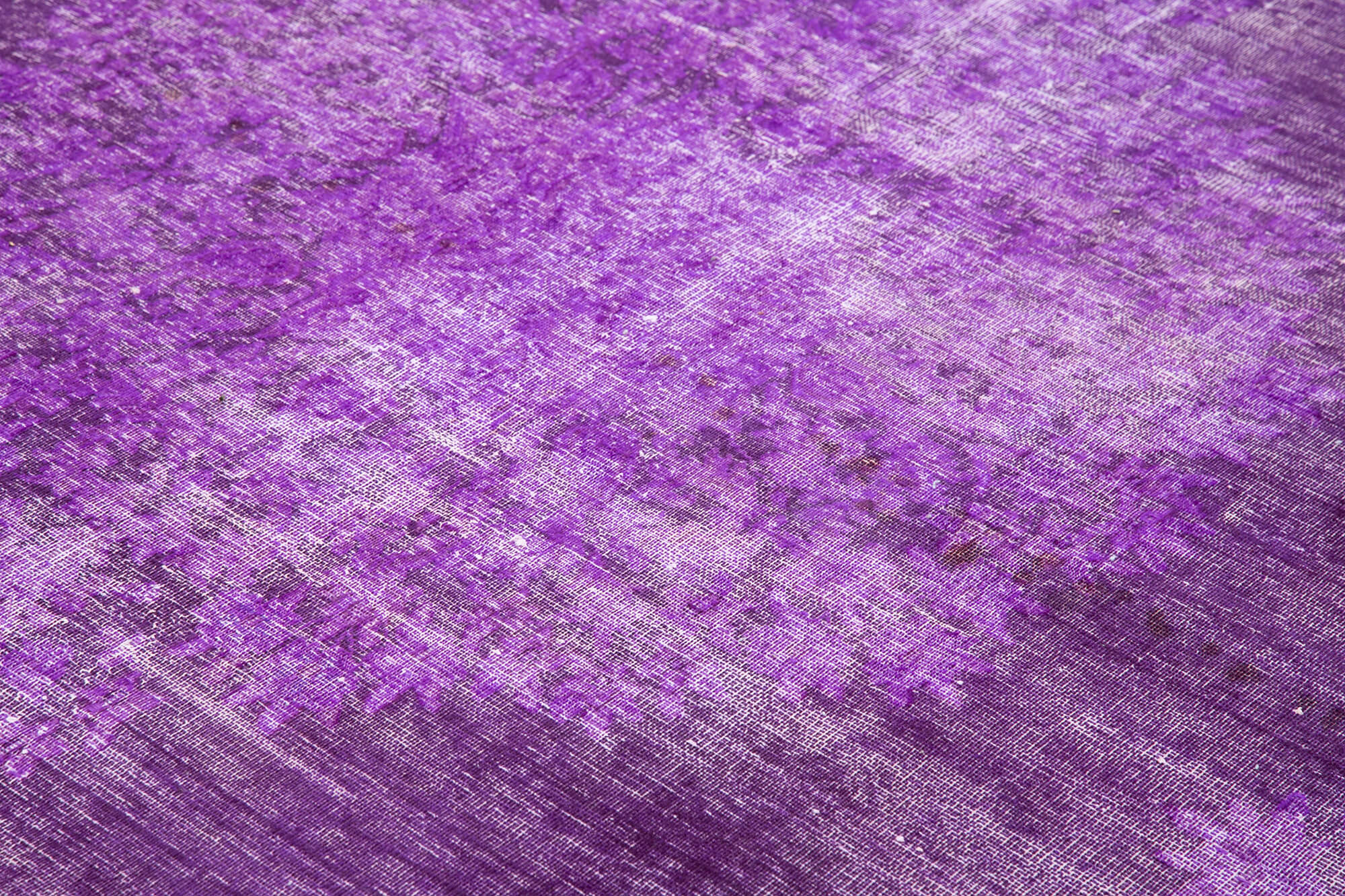 Handmade Wool Area Rug - Persian Purple Classic Cotton Wool Rug 9'7''x13'2''