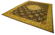 Handmade Wool Area Rug | Durable Wool Carpet & Hand Woven Carpet – Classic Style Rug Yellow
