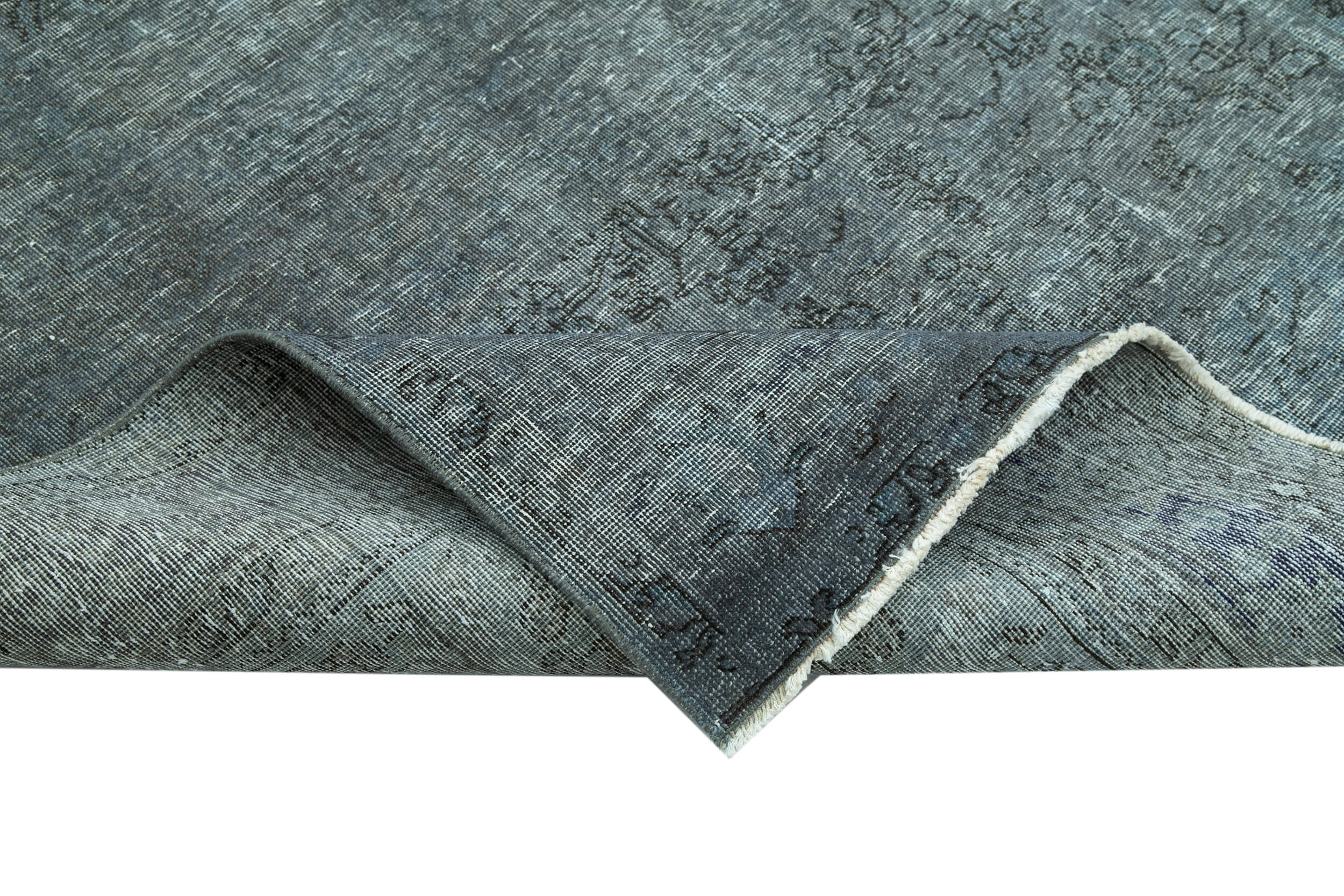 Handmade Wool Area Rug – Persian Classic Grey Cotton Wool Rug 6'7''x9'6''