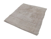 Handmade Area Rug – Geometric Pattern Cotton Wool Vintage Turkish Carpet 4'7''x5'