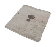 Handmade Wool Area Rug | Tulu Cream Geometric Rug, Durable Floor Covering