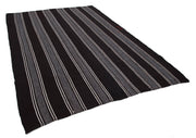 Handmade Goat Hair Rug | Handwoven Carpet, Brown Area Rug, Traditional Hand Knotted