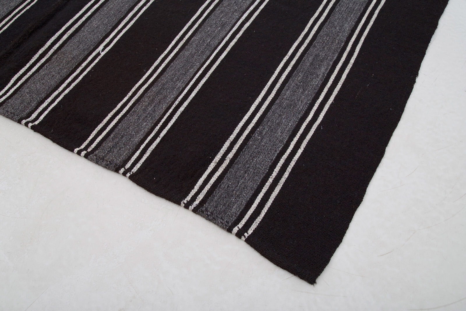 Handmade Goat Hair Rug | Handwoven Carpet, Brown Area Rug, Traditional Hand Knotted