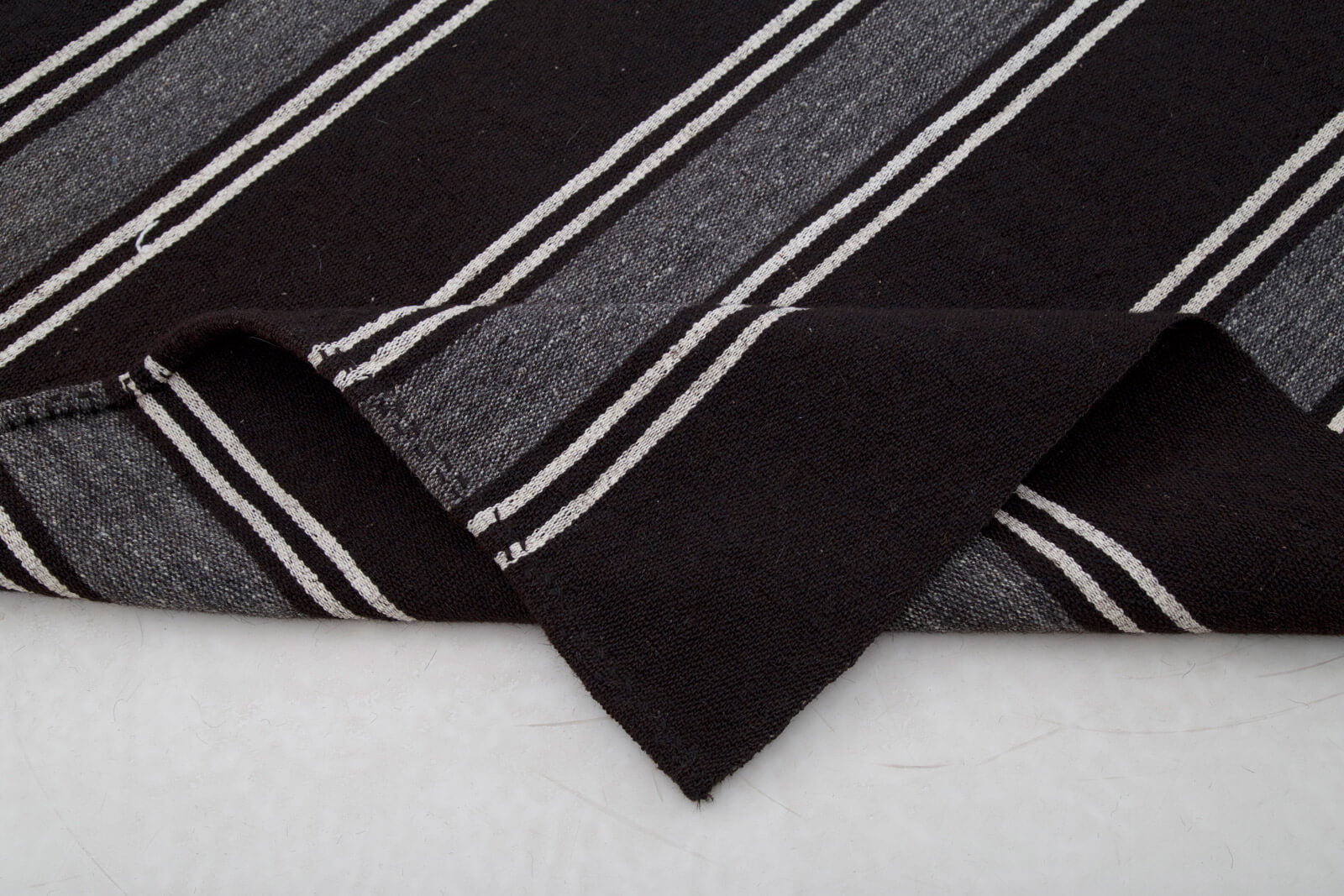 Handmade Goat Hair Rug | Handwoven Carpet, Brown Area Rug, Traditional Hand Knotted