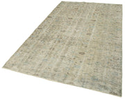 Handmade Vintage Area Rug – Overdyed Wool Rug | Turkish Hand Knotted Carpet 5'1''x8'5''