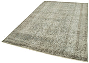 Vintage Cotton Wool Rug | Turkish Hand Knotted Carpet – Rustic Style Area Rug