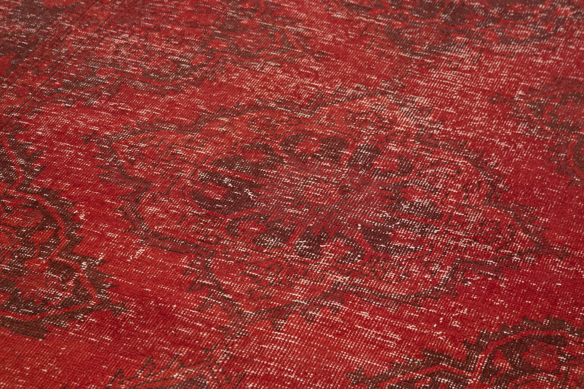 Handmade Wool Area Rug | Turkish Area Rug 5'0'' x 12'6'' - Soft Cotton Weave