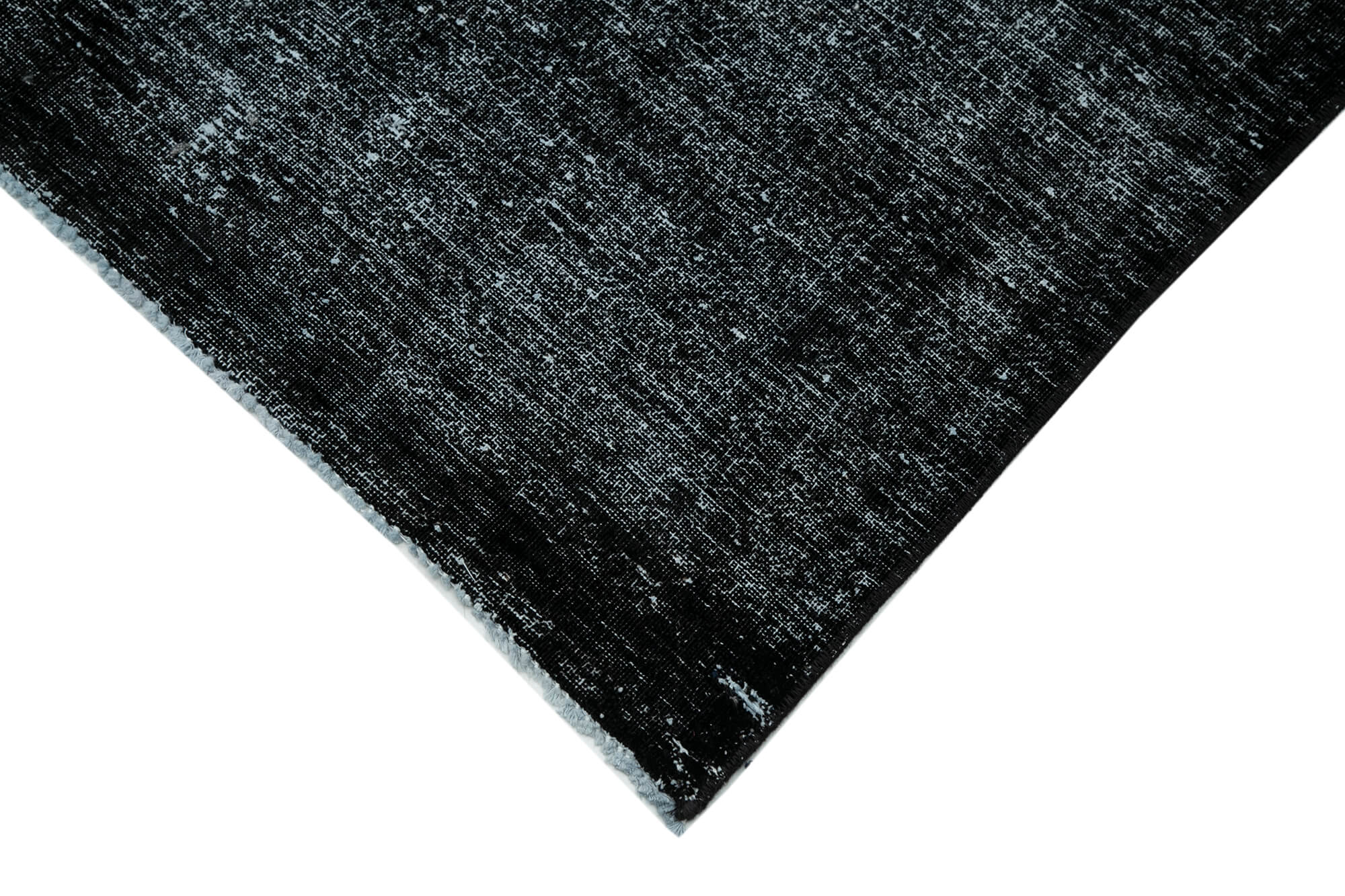 Handmade Wool Area Rug – Persian Black Cotton Vintage Hand Knotted Carpet 9'6''x13'3''