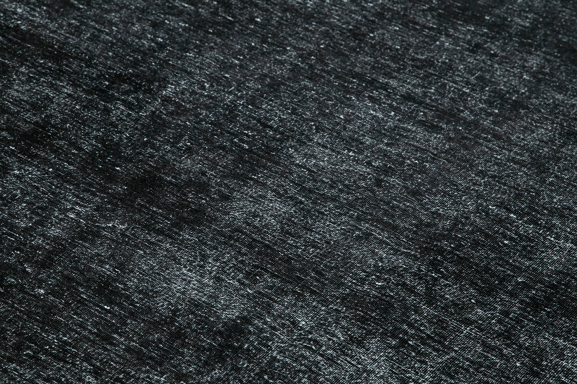 Handmade Wool Area Rug – Persian Black Cotton Vintage Hand Knotted Carpet 9'6''x13'3''