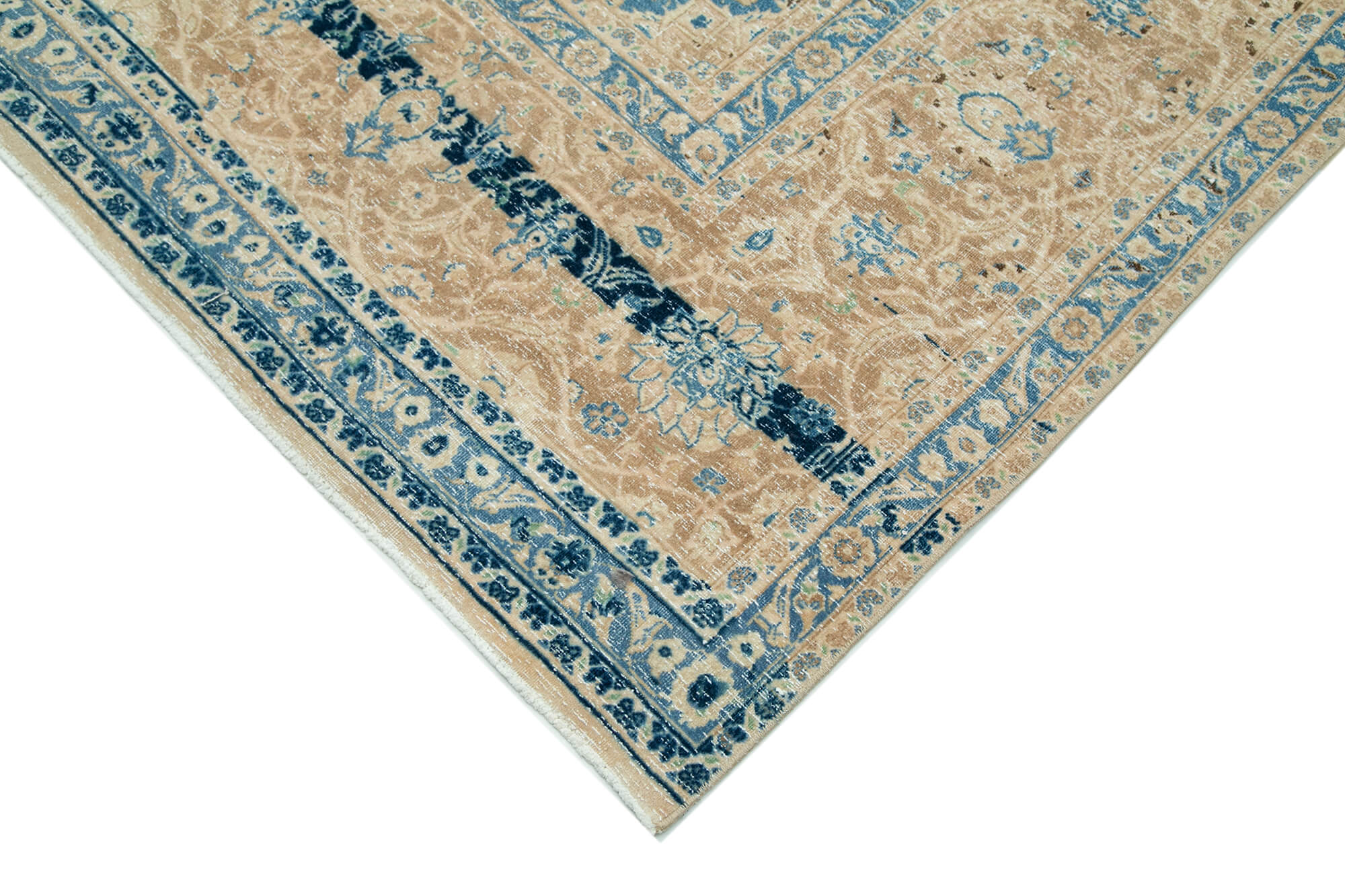 Handmade Wool Area Rug – Persian Classic Cotton Rug, Large Beige Carpet 9'6''x15'5''