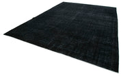 Handmade Wool Area Rug – Persian Black Cotton Wool Classic Style Rug 9'9'' x 13'7''