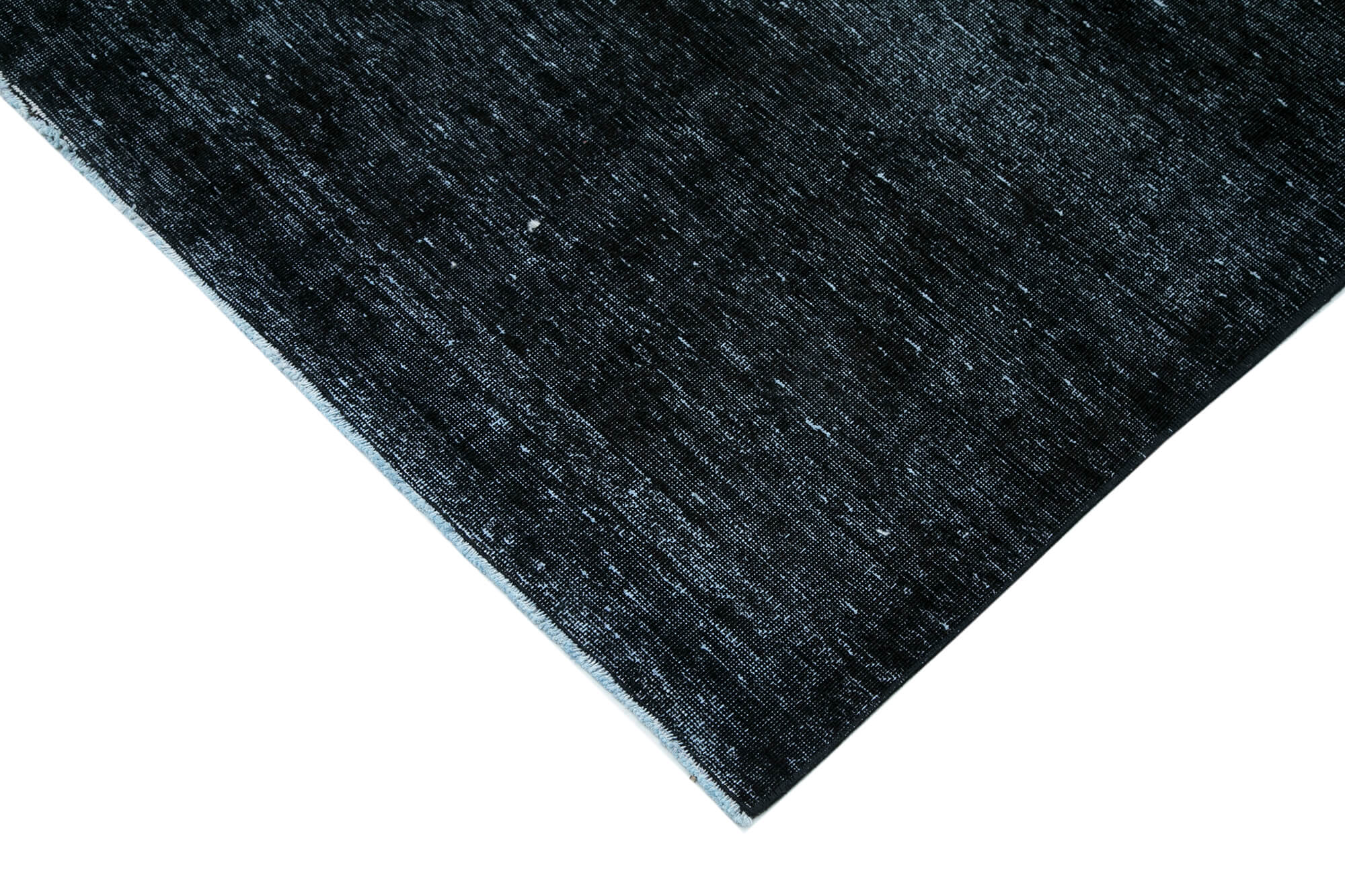 Handmade Area Rug – Persian Black Wool & Cotton Classic 9'5''x13'0'' Vintage Carpet