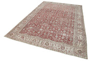Handmade Wool Area Rug | Durable Wool Carpet – Vintage Style Carpet, Beige Area Rug 6'7''x10'