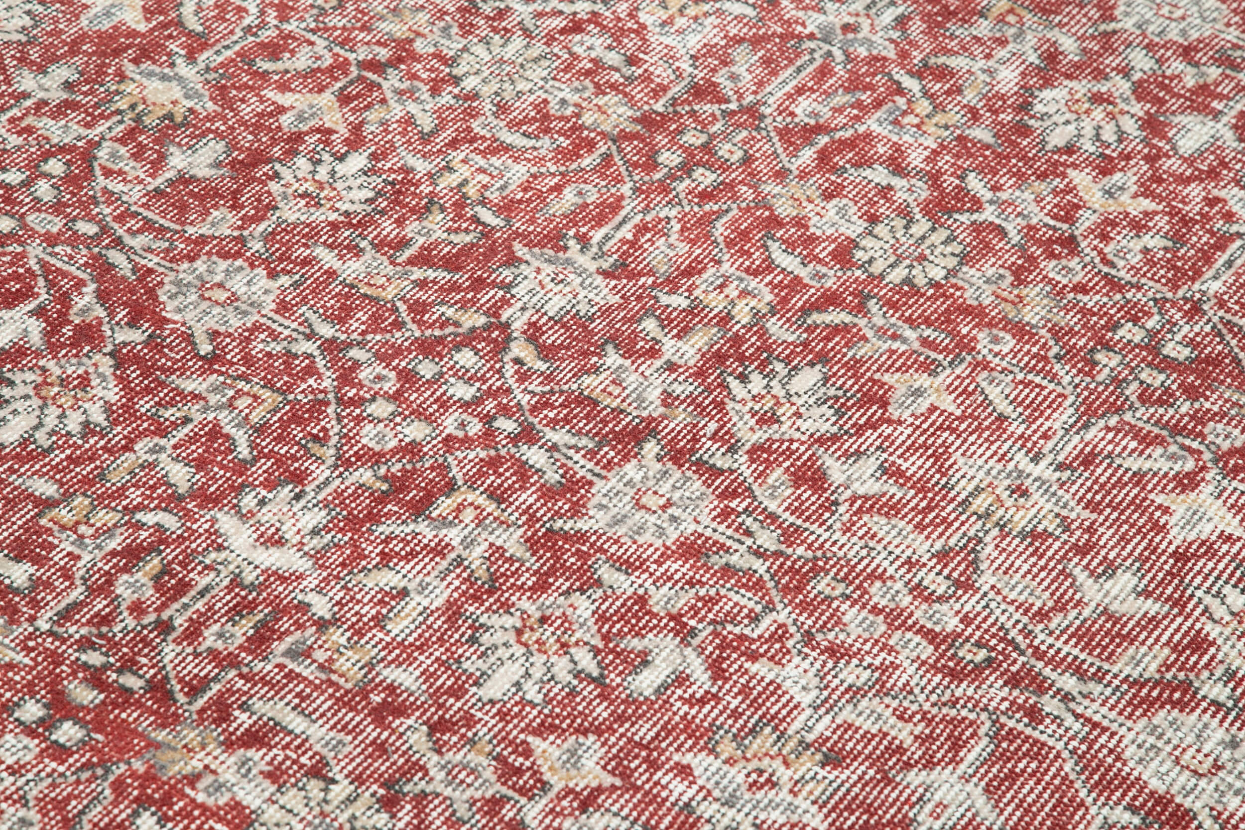 Handmade Wool Area Rug | Durable Wool Carpet – Vintage Style Carpet, Beige Area Rug 6'7''x10'