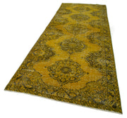 Vintage Wool Area Rug | Hand Knotted Carpet - Durable Wool Weave, Yellow Vintage Rug