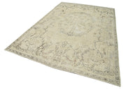 Handmade Wool Area Rug – Vintage Cotton Rug | Neutral Beige, Durable Cotton Weave