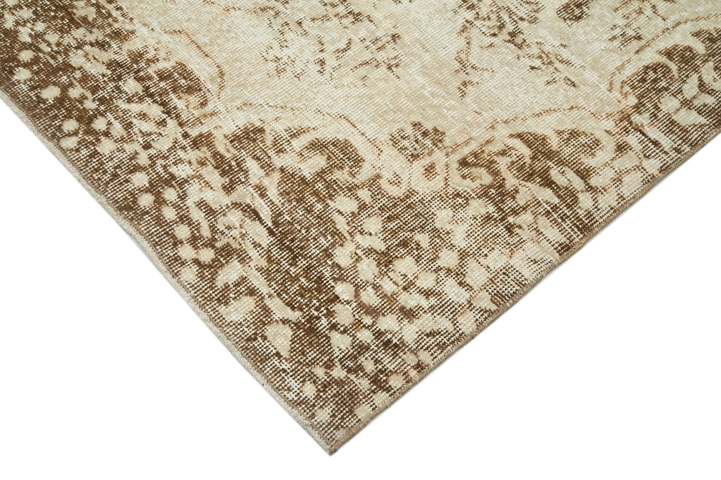 Handmade Wool Area Rug | Traditional Hand Knotted Turkish Wool Rug, Durable Cotton Weave