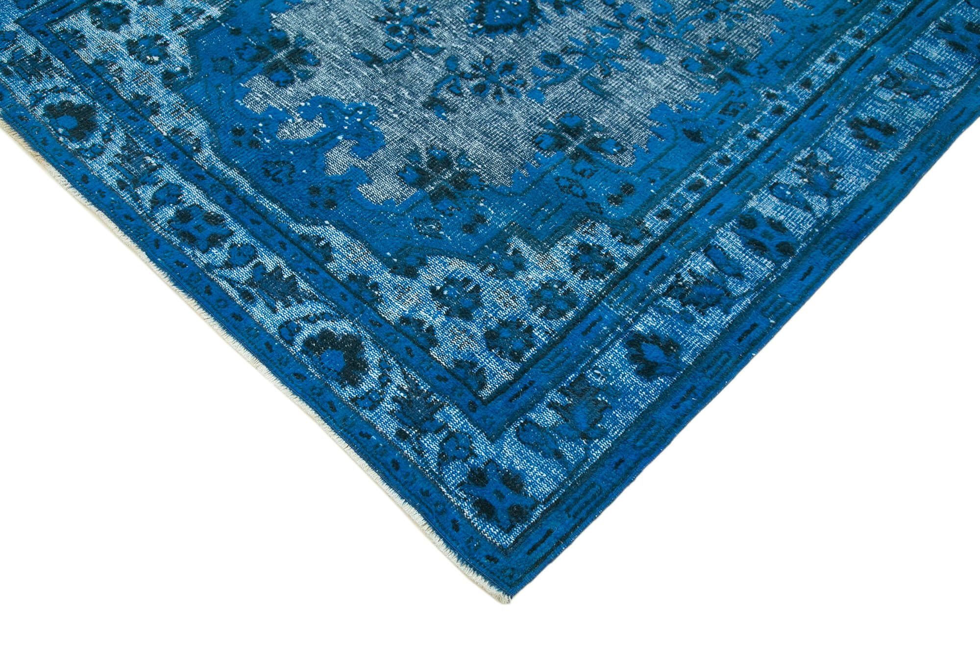Vintage Wool Area Rug | Turkish Vintage Rug Cotton Wool Carpet Soft Durable 5'8'' x 9'6''