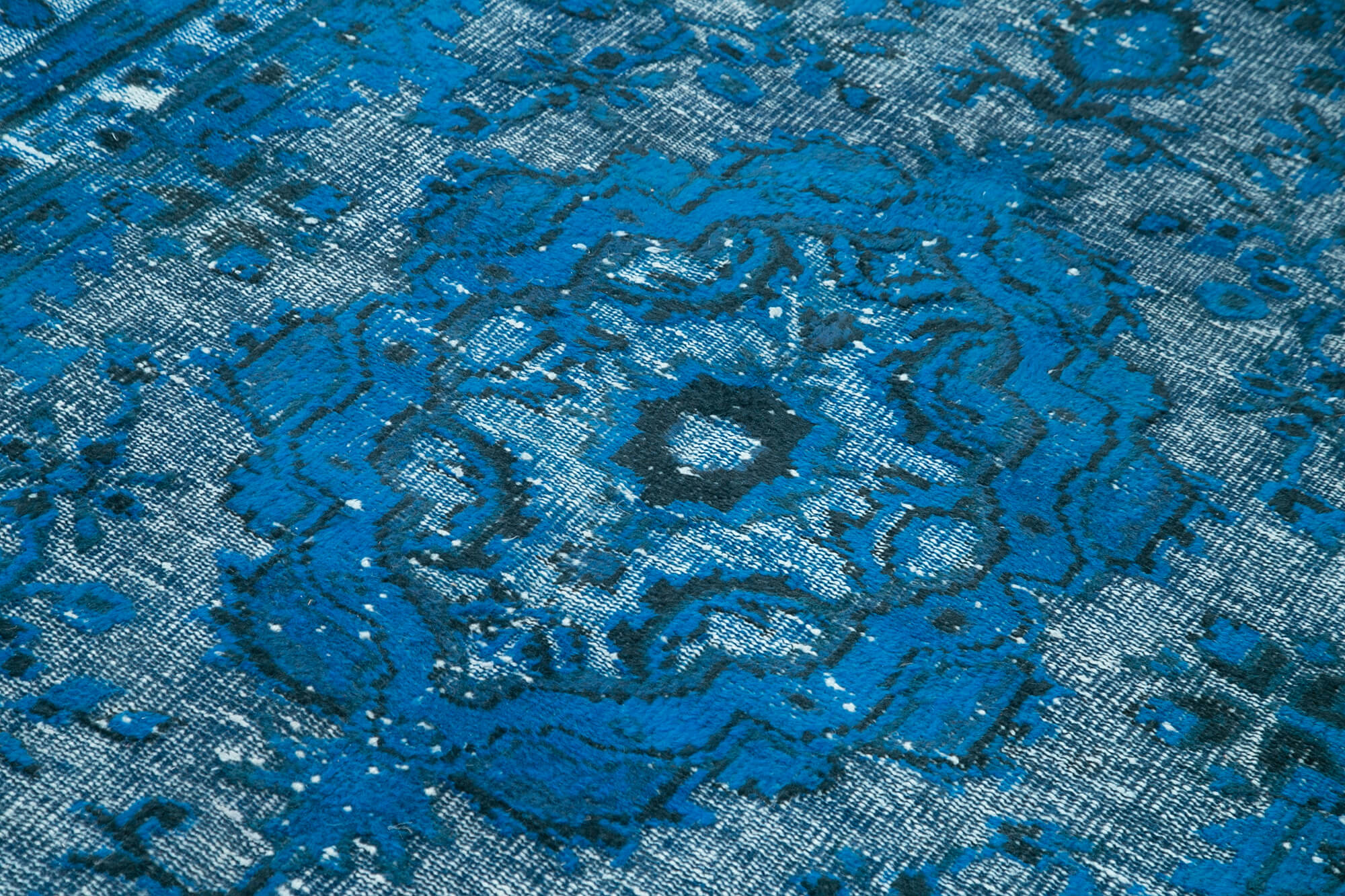 Vintage Wool Area Rug | Turkish Vintage Rug Cotton Wool Carpet Soft Durable 5'8'' x 9'6''