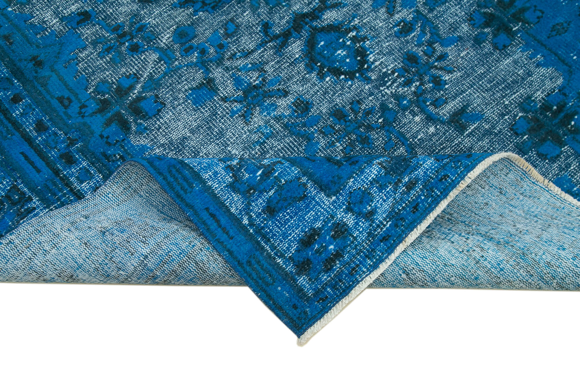 Vintage Wool Area Rug | Turkish Vintage Rug Cotton Wool Carpet Soft Durable 5'8'' x 9'6''