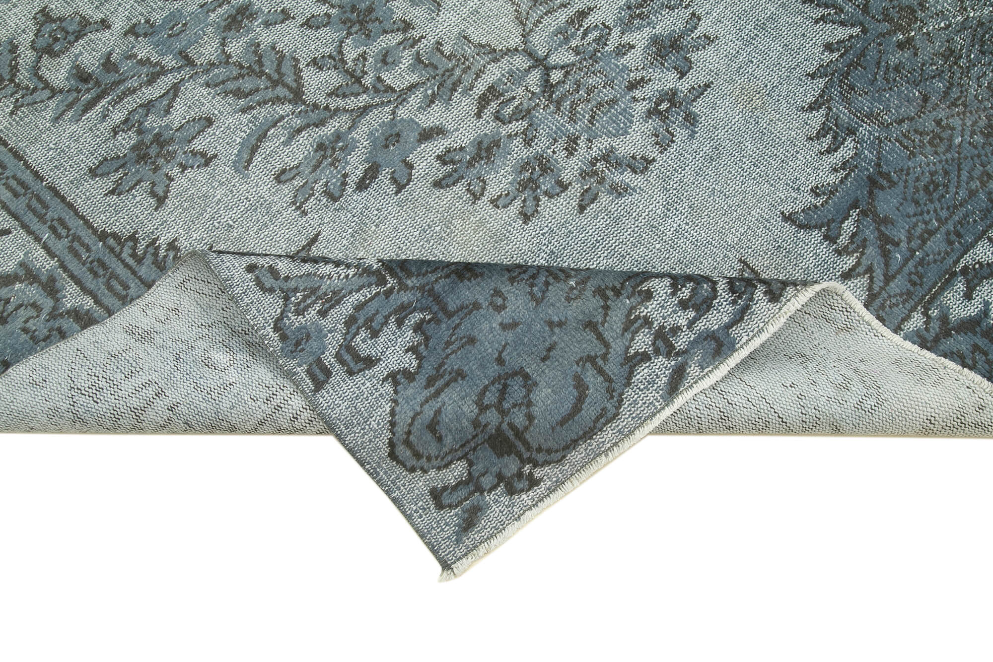 Vintage Handmade Area Rug - Oyma Cotton Wool Carpet 5'11''x9'6'' | Turkish Eskime Style