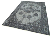 Handmade Vintage Area Rug – Turkish Wool Rug 5'11" x 9'1" Cotton Wool Blend