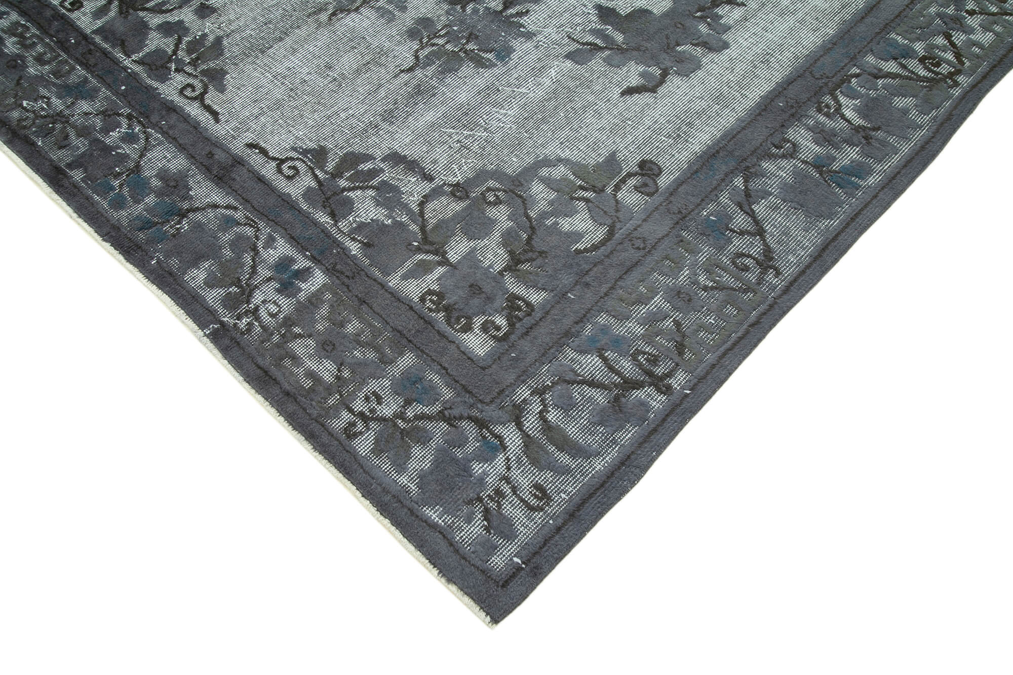 Handmade Vintage Area Rug – Turkish Wool Rug 5'11" x 9'1" Cotton Wool Blend