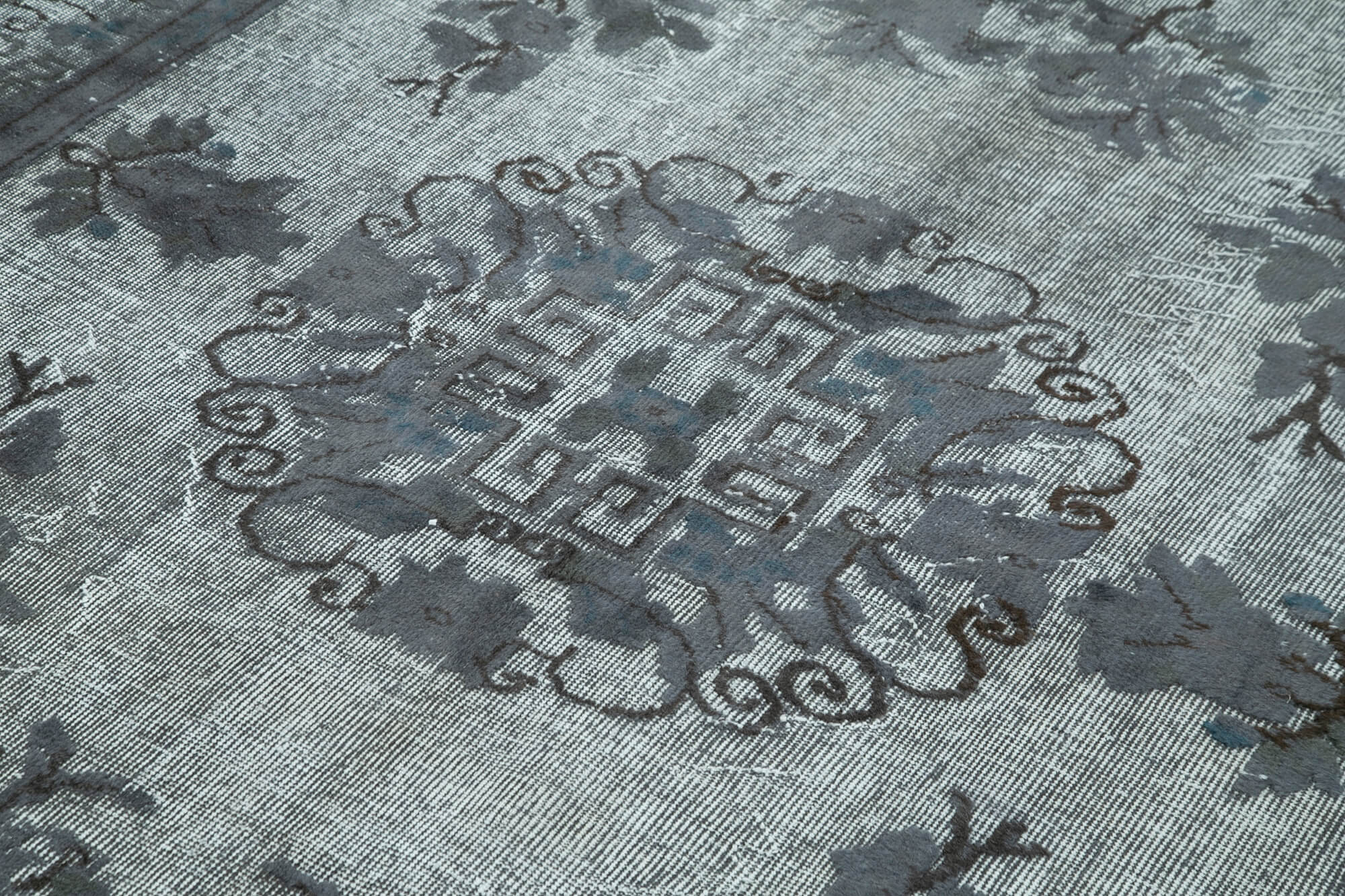 Handmade Vintage Area Rug – Turkish Wool Rug 5'11" x 9'1" Cotton Wool Blend