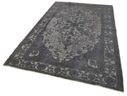 Handmade Wool Area Rug – Vintage Cotton Rug Grey 5'8'' x 8'10'' Soft Floor Covering