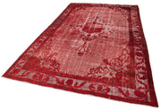 Vintage Wool Area Rug | Turkish Hand Knotted Carpet with Soft Wool Texture 6x10