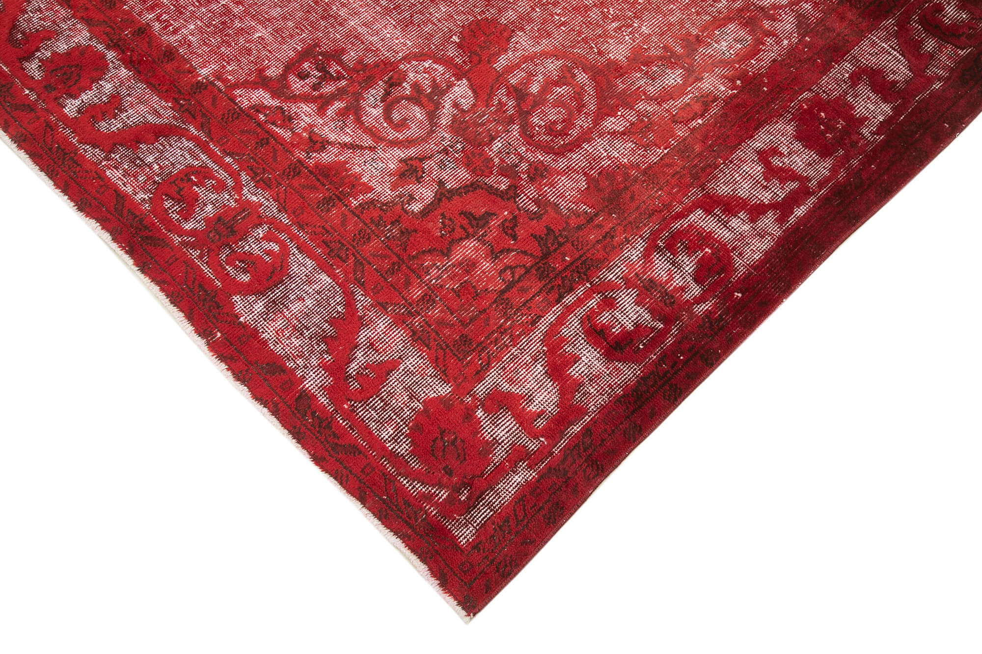 Vintage Wool Area Rug | Turkish Hand Knotted Carpet with Soft Wool Texture 6x10