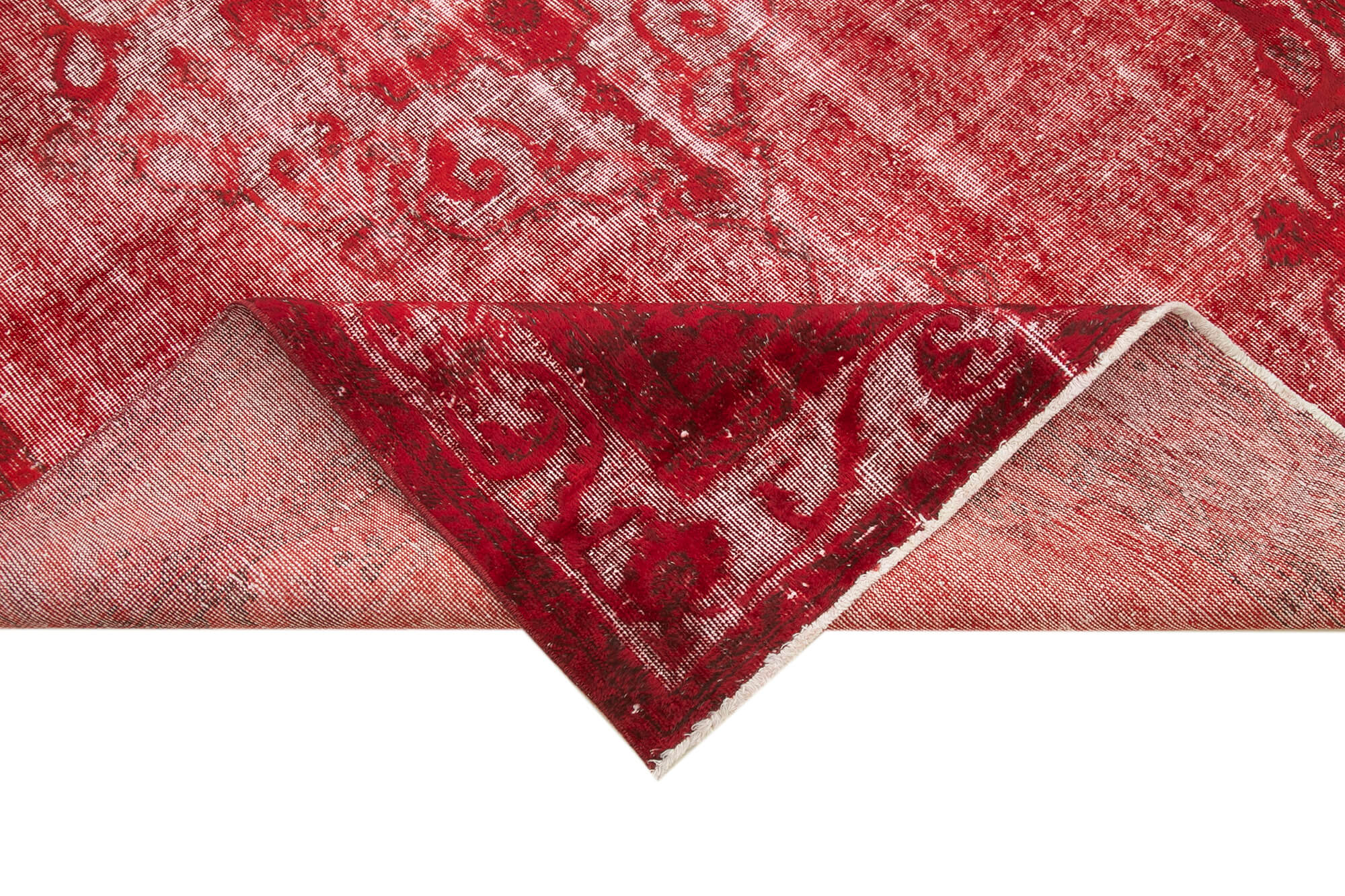Vintage Wool Area Rug | Turkish Hand Knotted Carpet with Soft Wool Texture 6x10