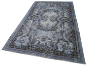 Vintage Wool Area Rug – Handmade Cotton Rug, Turkish Hand Knotted Carpet 5'1''x8'8''