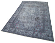 Handmade Vintage Area Rug - Turkish Hand Knotted Wool & Cotton Carpet 5'6''x9'4''