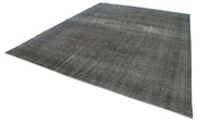 Handmade Wool Area Rug - Persian Grey Classic Cotton Rug 9'6''x12'10''