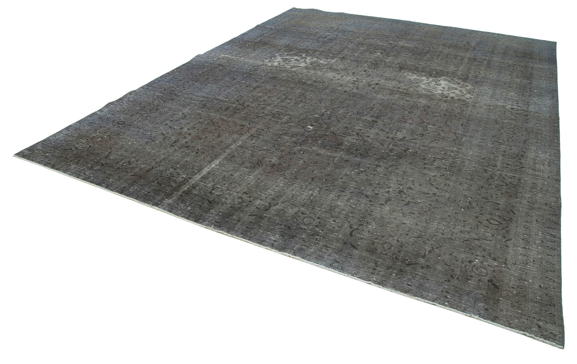 Handmade Wool Area Rug - Persian Grey Classic Cotton Rug 9'6''x12'10''