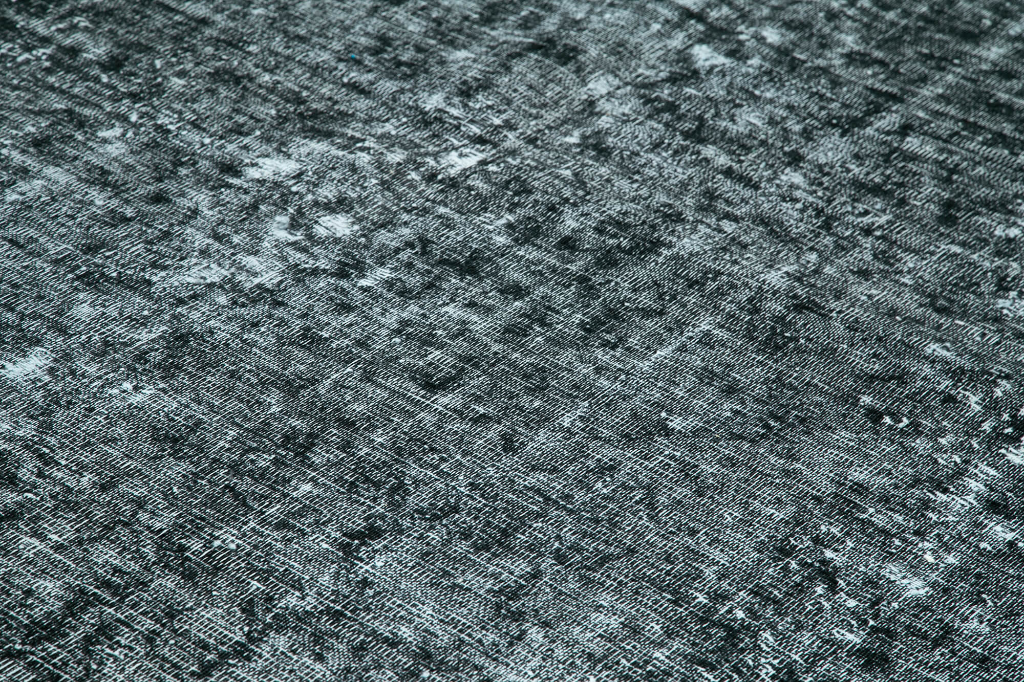 Handmade Wool Area Rug – Persian Black Cotton Rug, Vintage Hand Knotted Carpet 9x12