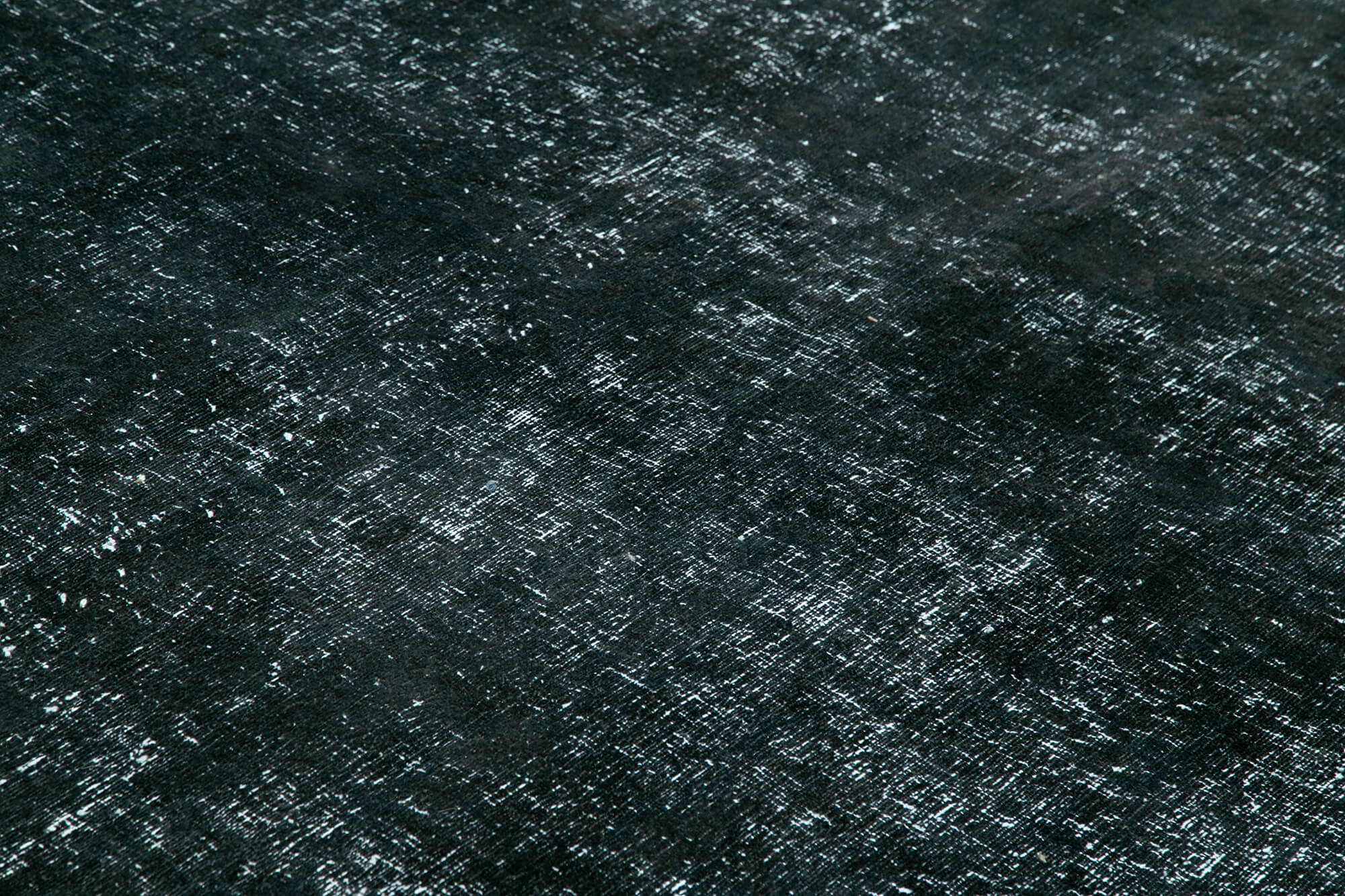 Handmade Area Rug – Persian Black Cotton Wool Classic Vintage Carpet 9'7"x12'8"