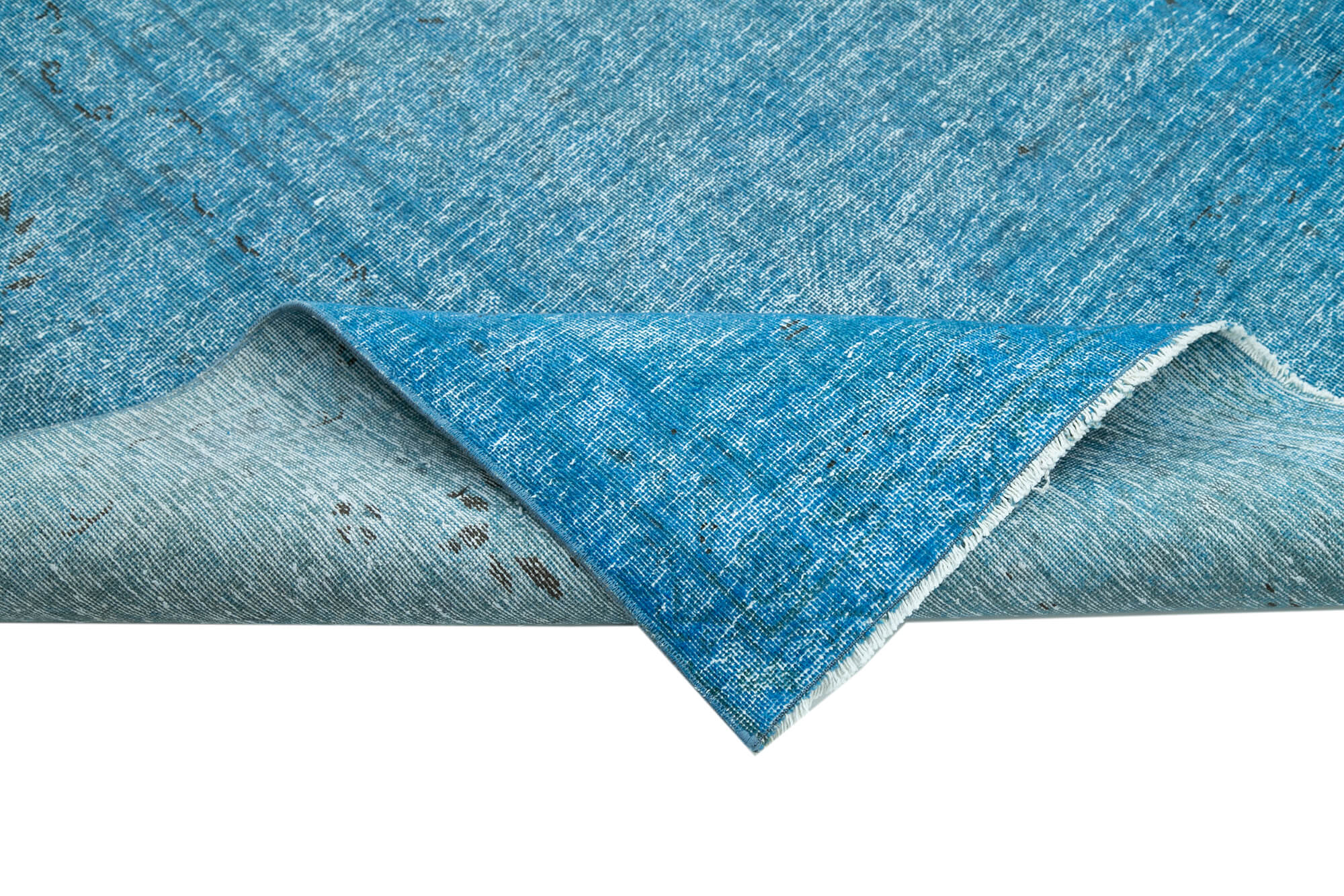 Handmade Persian Area Rug – Classic Blue Rug Cotton Wool, Traditional Hand Knotted Carpet 9'6"x12'7"