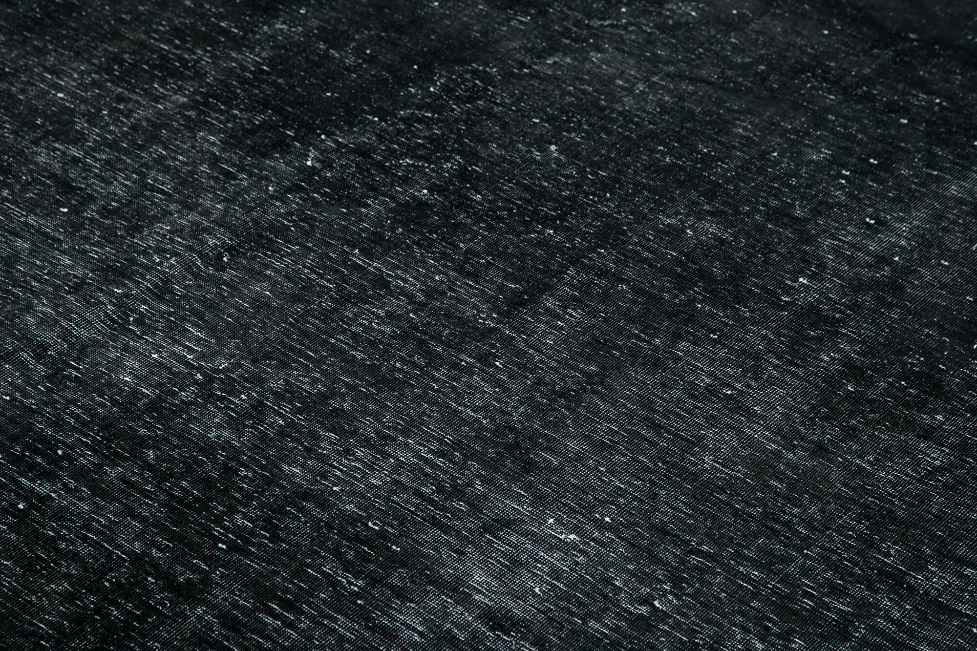 Handmade Area Rug - Persian Black Wool Cotton Classic 10'x13'8'' Vintage Carpet