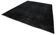 Handmade Wool Area Rug – Persian Black Cotton Classic Wool Carpet 9'6''x12'10''