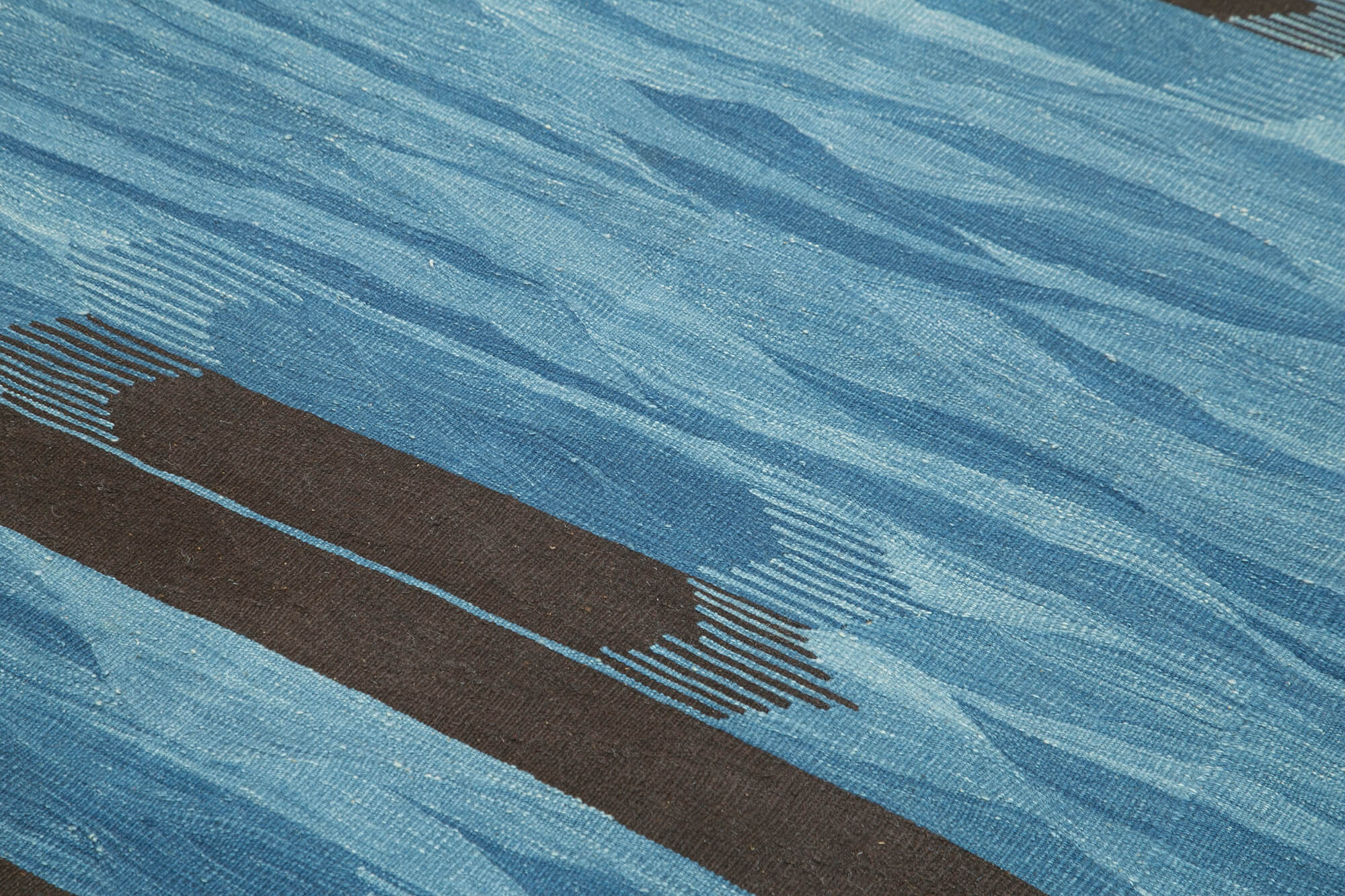 Handmade Area Rug - Geometric Cotton Wool Vintage Turkish Carpet 5'11''x8'4''